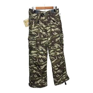 NWT Turbine Performance Boardwear Boys Camo Cargo Snowboard/Ski Pants. Large